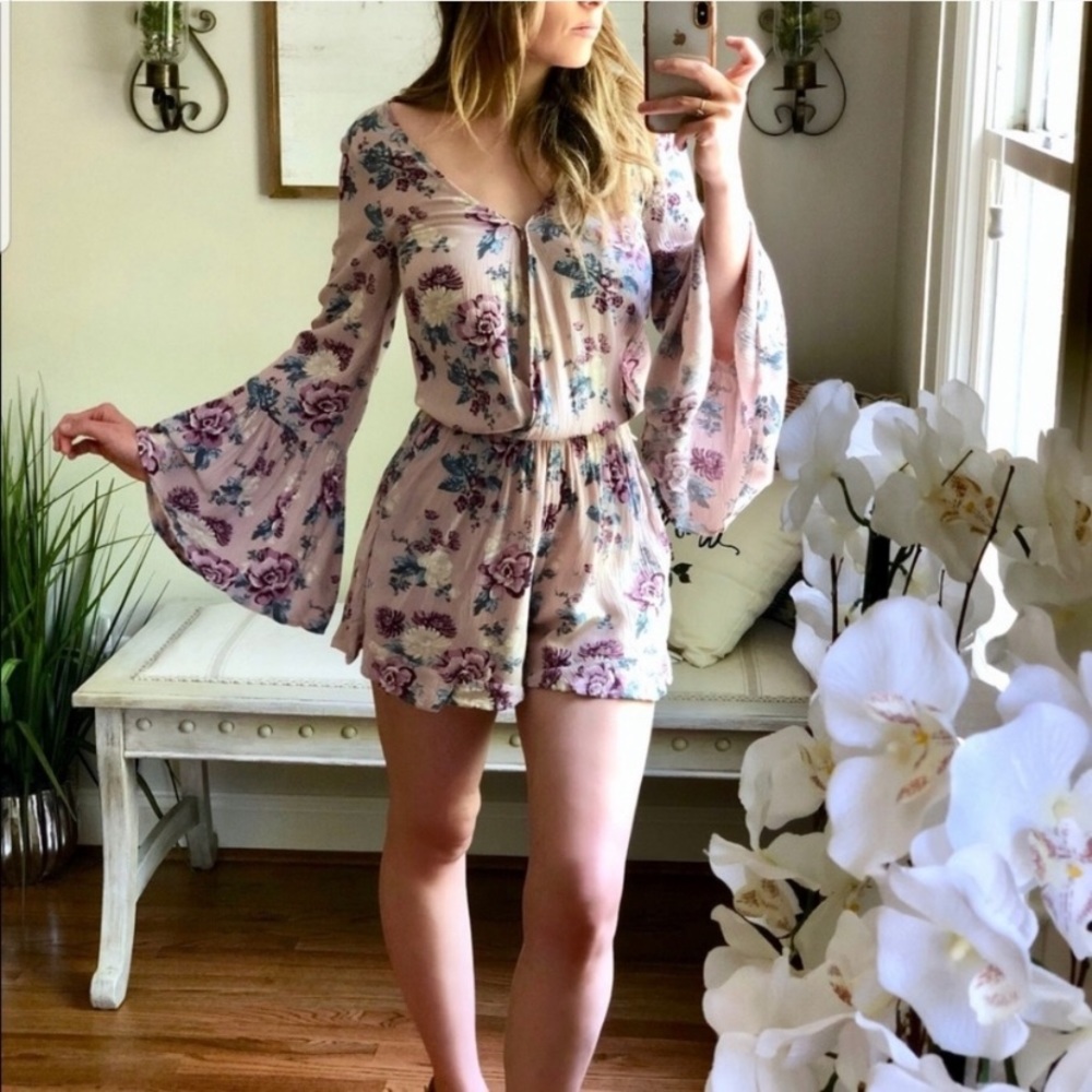 Flower romper brand new with tags